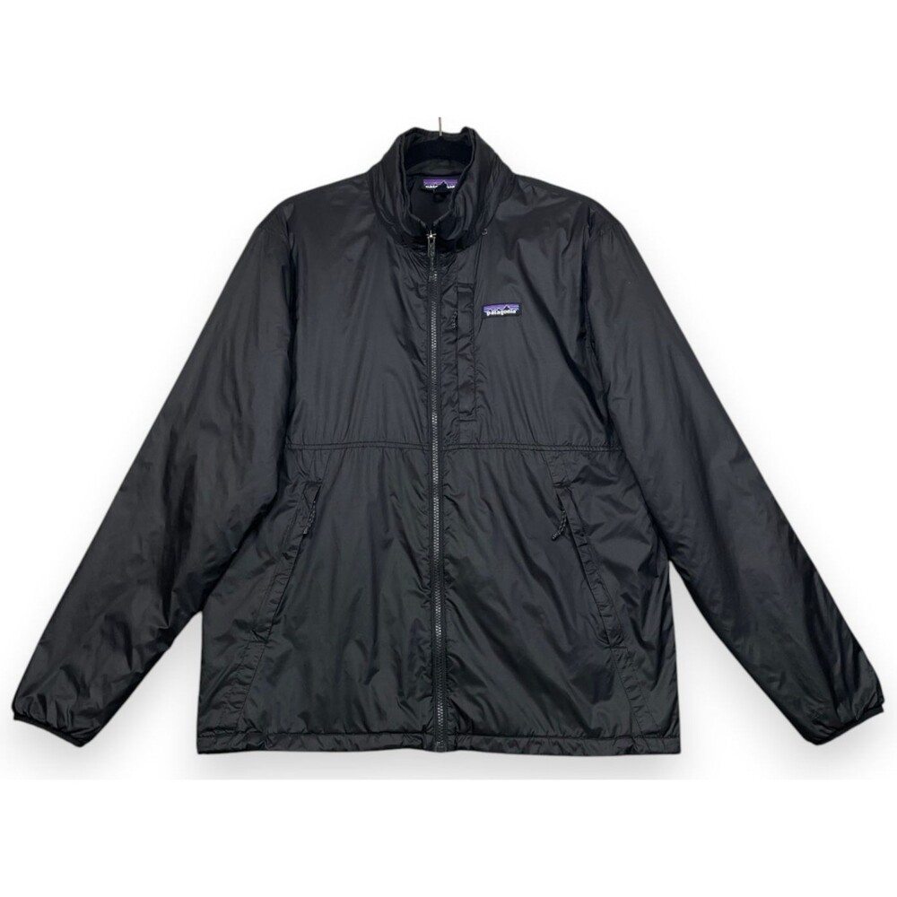 Patagonia Mojave Trails Jacket Mens M Black Hoody Hooded Insulated Outdoor